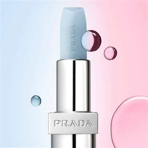 prada blue lip|Prada lip balm astral pink.